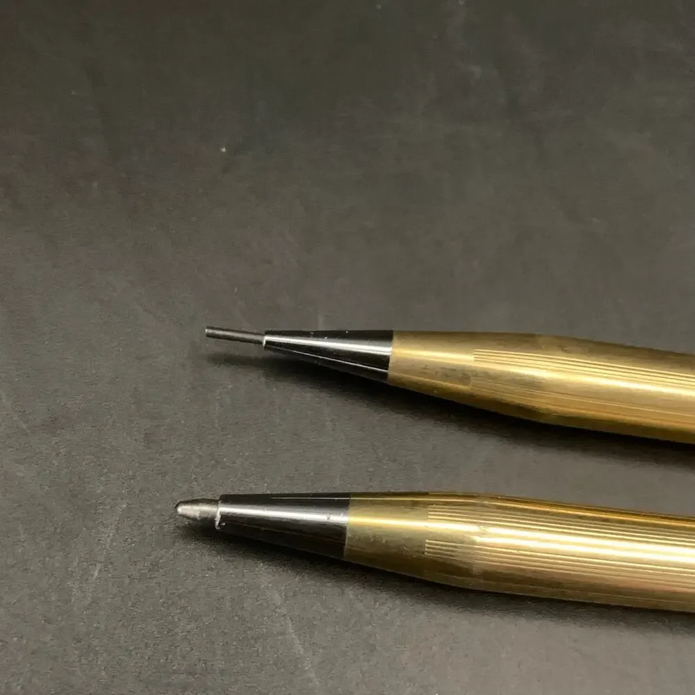 CROSS 12KT GF Control Data Corporation Gold Pen & Pencil Original Box Vintage